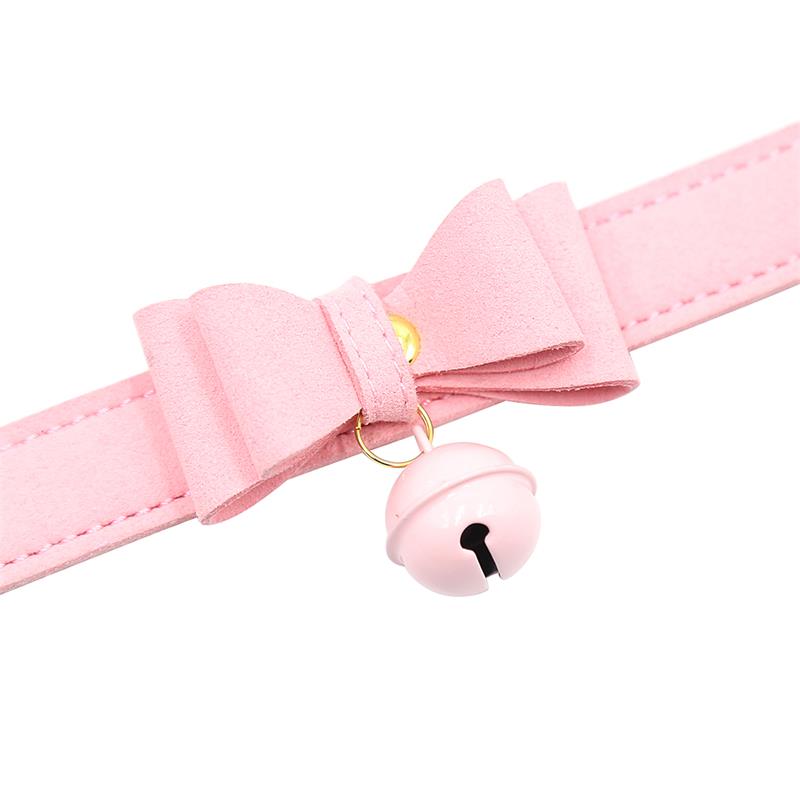 LATETOBED BDSM LINE - GOLDEN KITTY CAT COLLAR WITH BELL