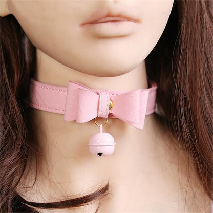 LATETOBED BDSM LINE - GOLDEN KITTY CAT COLLAR WITH BELL