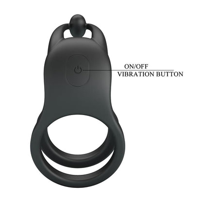 PRETTYLOVE - GOODWIN VIBRATING DOUBLE COCK RING