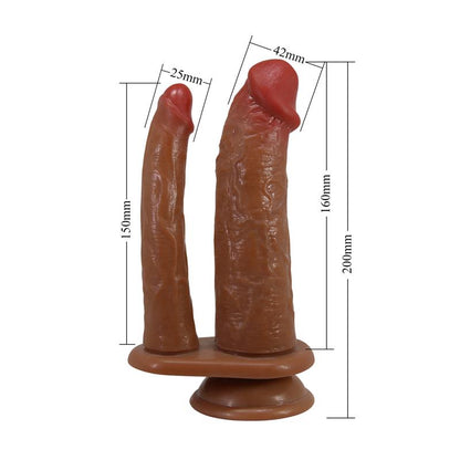 PRETTYLOVE - GORAN REALISTIC DOUBLE DILDO