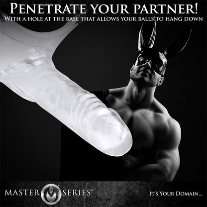 CREATURE COCKS - GRAND MAMBA XL JOCKSTRAP WITH HOLLOW TRANSPARENT DILDO