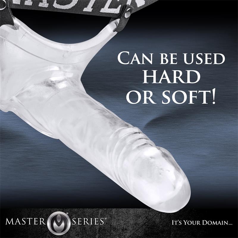CREATURE COCKS - GRAND MAMBA XL JOCKSTRAP WITH HOLLOW TRANSPARENT DILDO