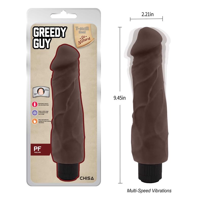 CHISA - GREEDY GUY REALISTIC VIBE BROWN 24CM