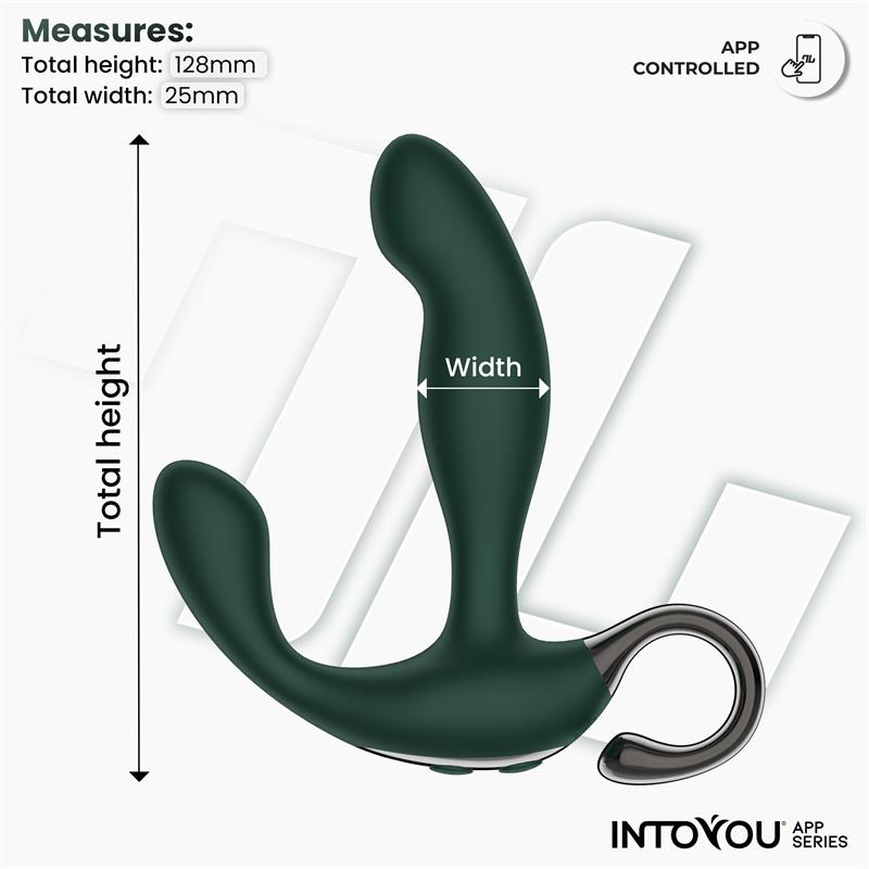 INTOYOU APP SERIES - GREENY PROSTATE MASSAGER WITH FINGER WIGGLING AND APP
