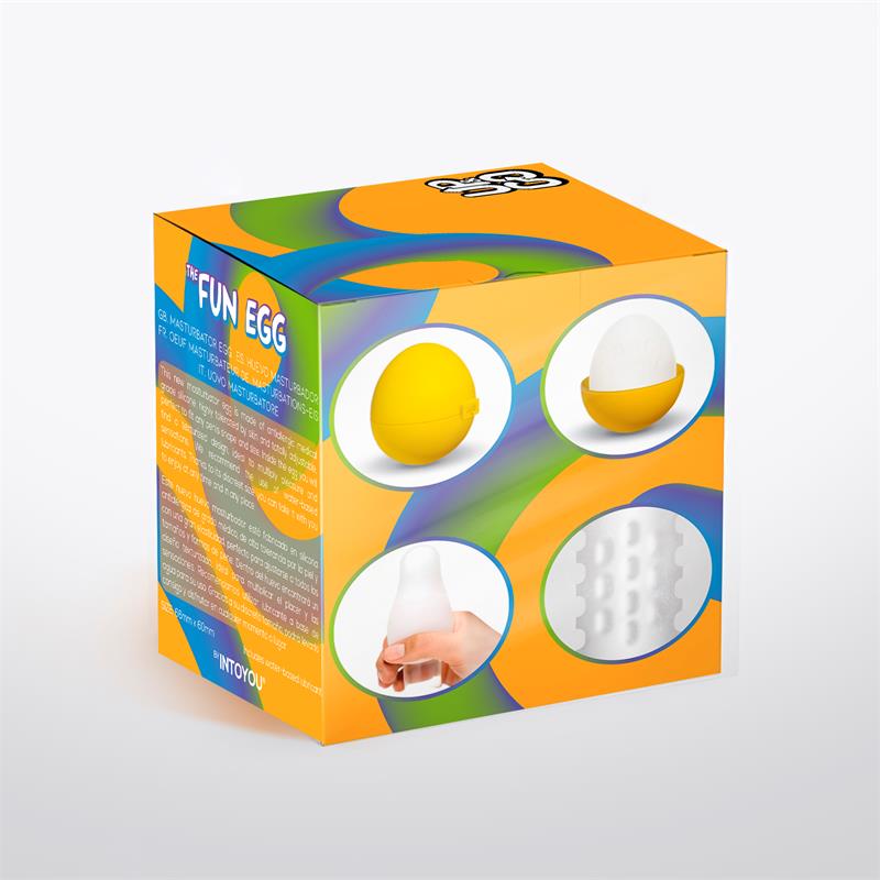 UP&GO - GROVY MASTURBATOR EGG ELASTIC YELLOW