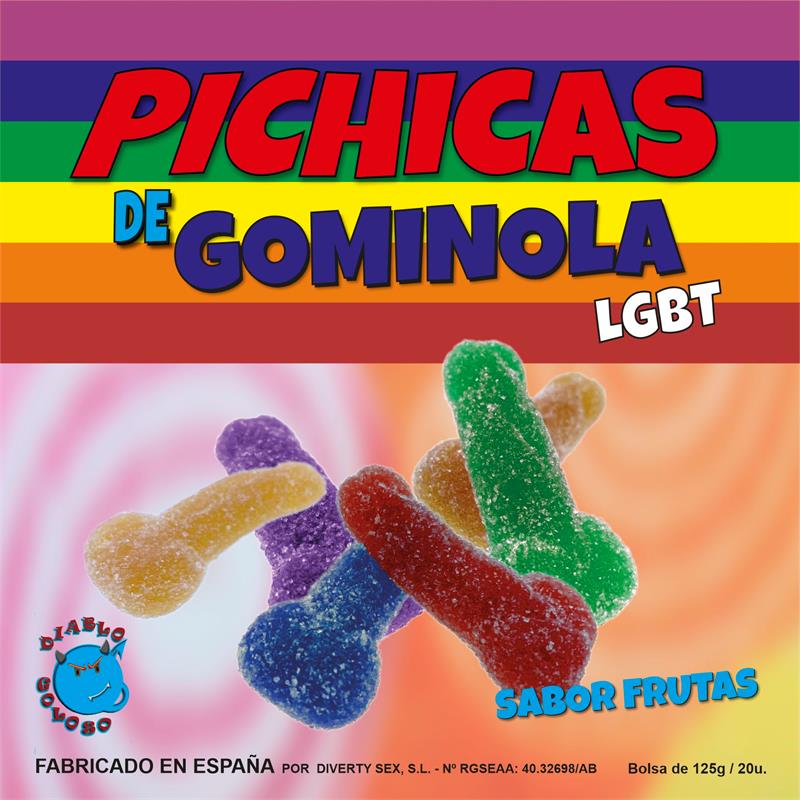 DULCISWEET - GUMMY BOX PENNIS FRUIT FLAVOR LGBTQ+