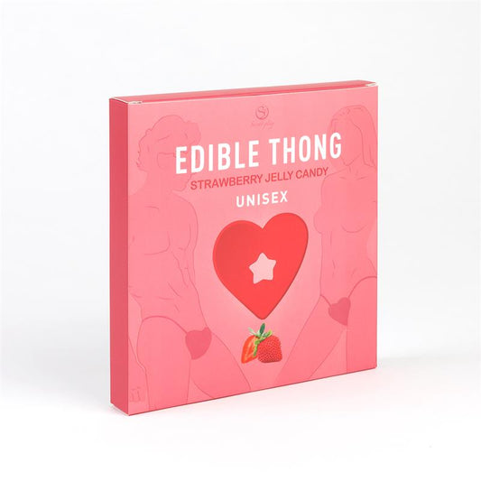 SECRET PLAY - GUMMY THONG STRAWBERRY UNISEX