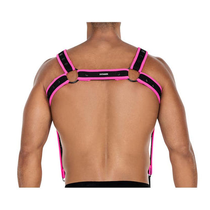 CUT4MEN - H4RNESS05 CHEST HARNESS NEON HOTPINK ONE SIZE