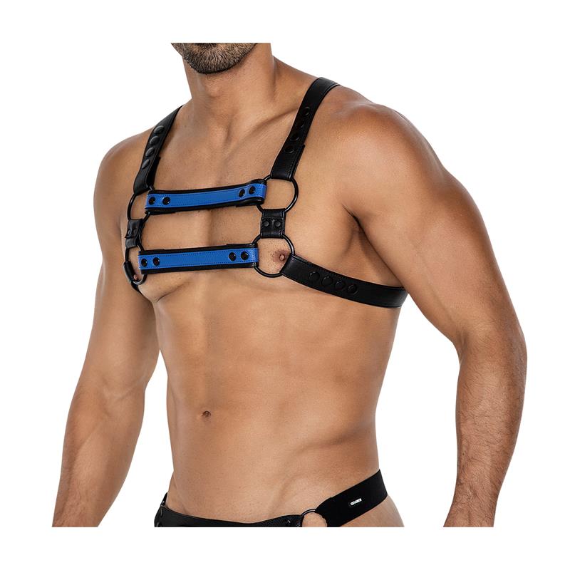 CUT4MEN - H4RNESS06 CHEST HARNESS 4WAY RADIANT BLUE ONE SIZE