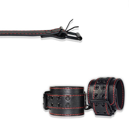 LOVETOY - HANDCUFFS BONDAGE BLACK
