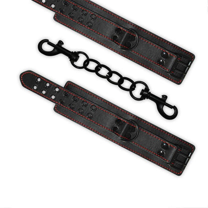 LOVETOY - HANDCUFFS BONDAGE BLACK