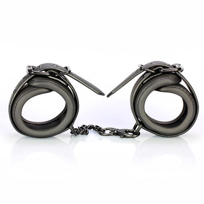 INTOYOU BLACK SHADOW - HANDCUFFS VEGAN LEATHER