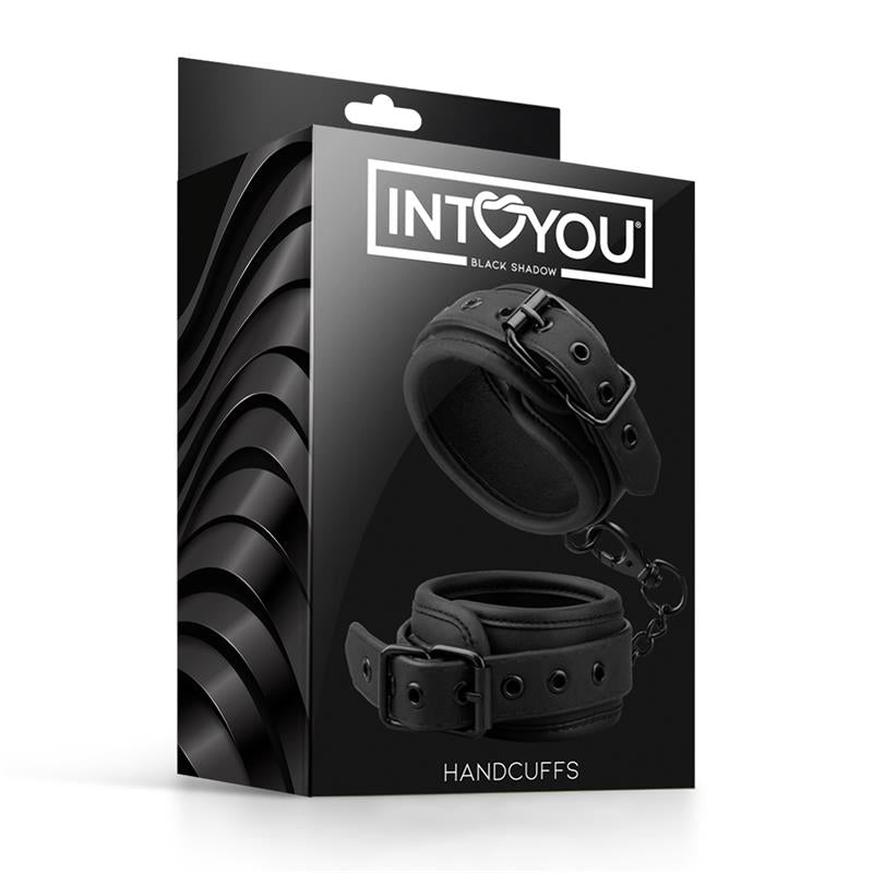 INTOYOU BLACK SHADOW - HANDCUFFS VEGAN LEATHER