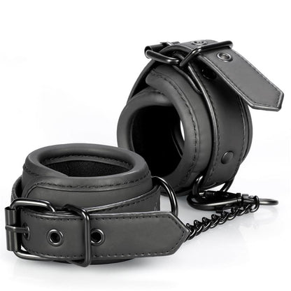 INTOYOU BLACK SHADOW - HANDCUFFS VEGAN LEATHER