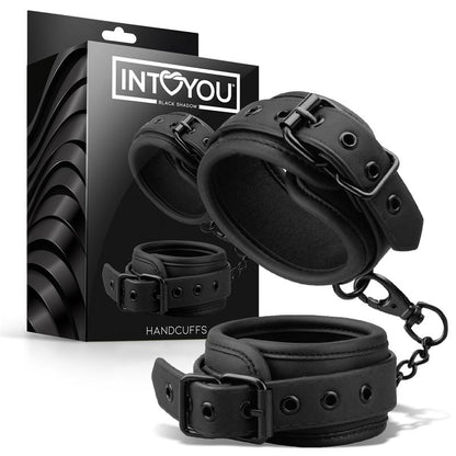INTOYOU BLACK SHADOW - HANDCUFFS VEGAN LEATHER