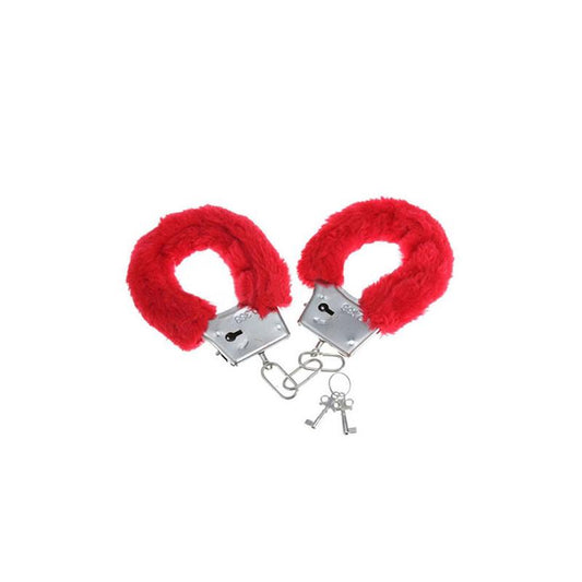 DIVERTY SEX - HANDCUFFS WITH FUR RED