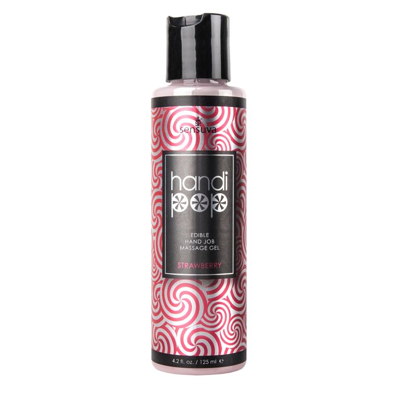 SENSUVA - HANDIPOP HAND JOB MASSAGE GEL STRAWBERRY 125 ML