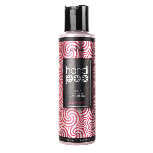 SENSUVA - HANDIPOP HAND JOB MASSAGE GEL STRAWBERRY 125 ML