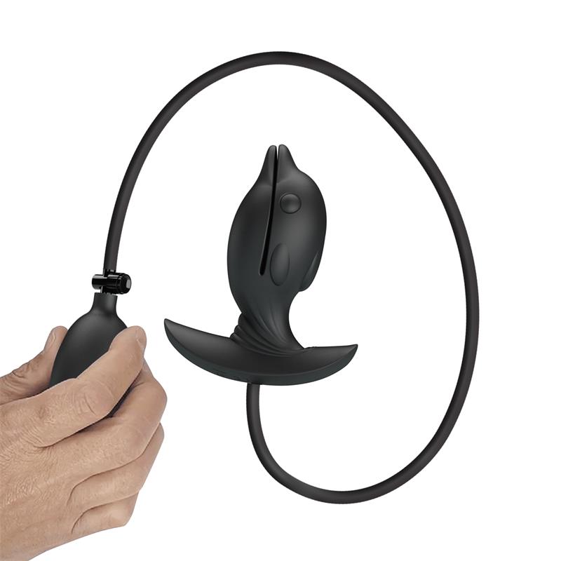 PRETTYLOVE - HANSON INFLATABLE BUTT PLUG WITH VIBRATION