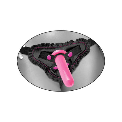 DILLIO - HARNESS FANCY FIT BLACK AND PINK