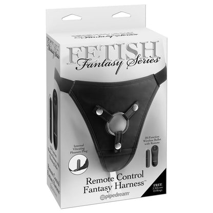 FETISH FANTASY HARNESS - HARNESS WITH BULLET AND REMOTE CONTROL