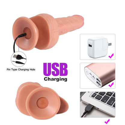SHEQU - HAYDON DILDO WITH 20 MODES OF VIBRATION AND CLITORIS STIMULATOR