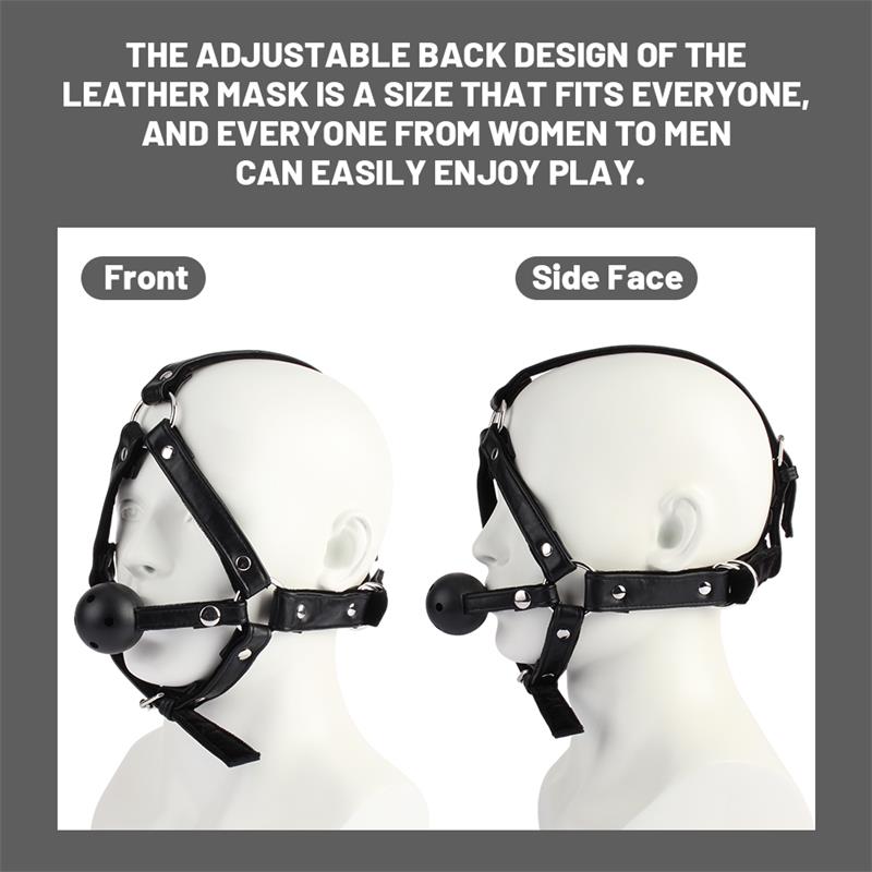CHISA - HEAD HARNESS WITH BREATHABLE BALL GAG
