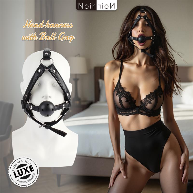 CHISA - HEAD HARNESS WITH BREATHABLE BALL GAG