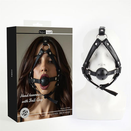 CHISA - HEAD HARNESS WITH BREATHABLE BALL GAG