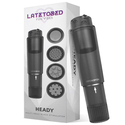 LATETOBED - HEADY STIMULATOR MULTI-HEAD BLACK