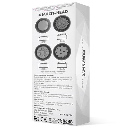 LATETOBED - HEADY STIMULATOR MULTI-HEAD BLACK
