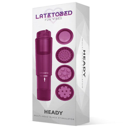 LATETOBED - HEADY STIMULATOR MULTI-HEAD PURPLE