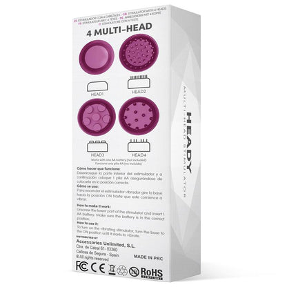 LATETOBED - HEADY STIMULATOR MULTI-HEAD PURPLE