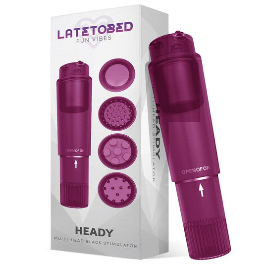 LATETOBED - HEADY STIMULATOR MULTI-HEAD PURPLE