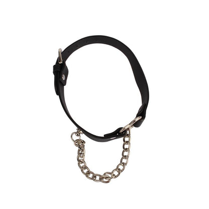 CHISA - HEART COLLAR WITH A CHAIN 47CM