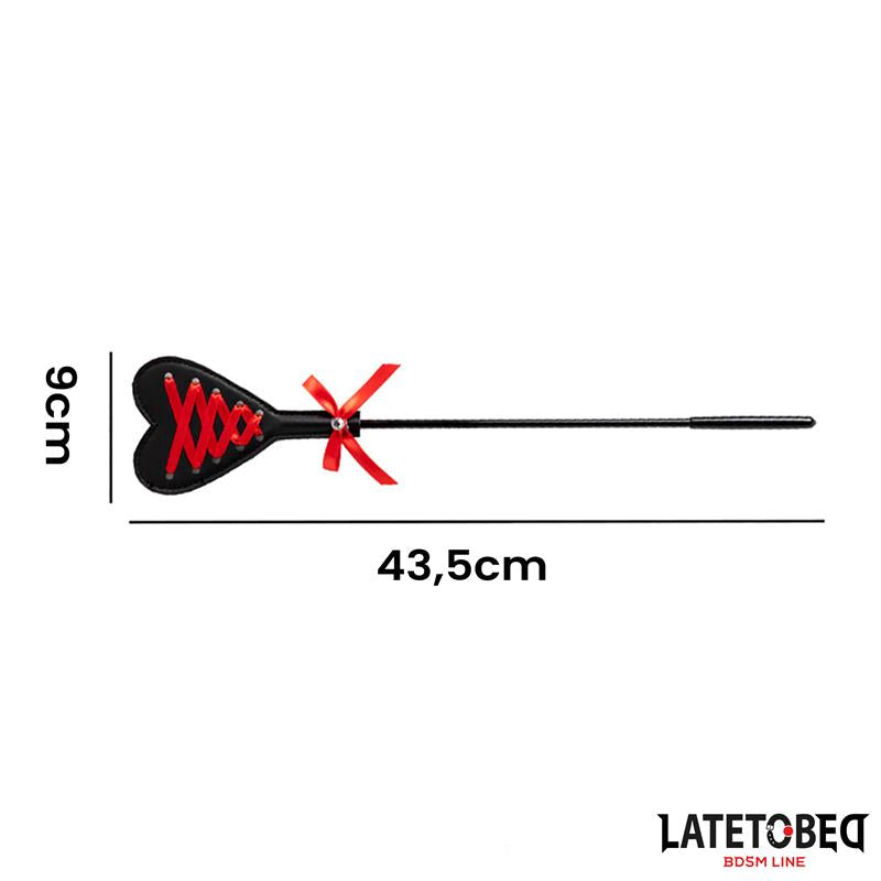 LATETOBED BDSM LINE - HEART PADDLE 43.5 CM