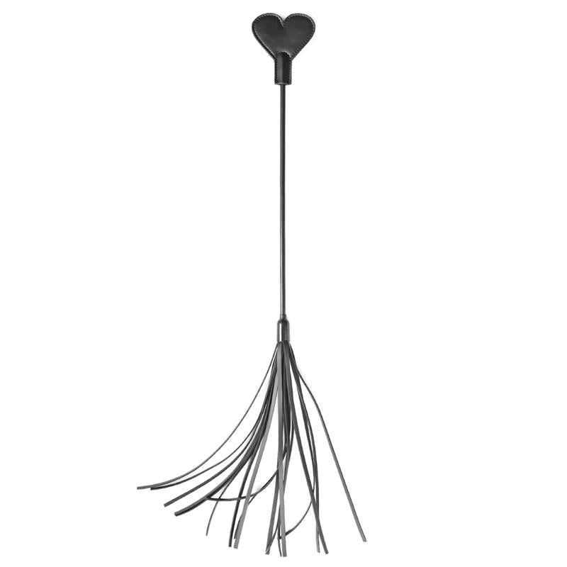 LATETOBED BDSM LINE - HEART PADDLE WITH FLOGGER 60 CM