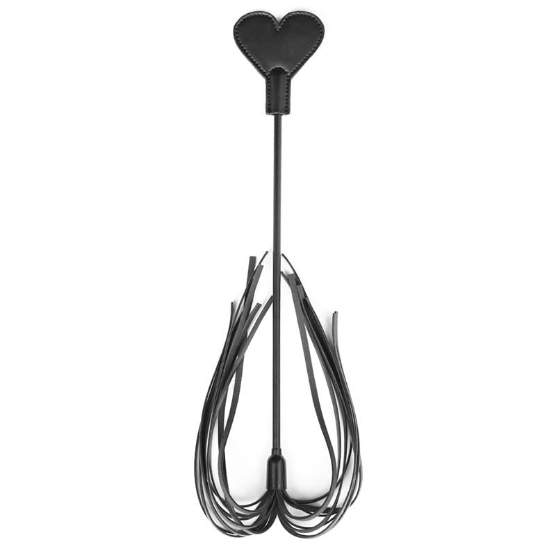 LATETOBED BDSM LINE - HEART PADDLE WITH FLOGGER 60 CM