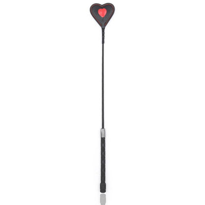 LATETOBED BDSM LINE - HEART SHAPED RIDING CROP 51 CM