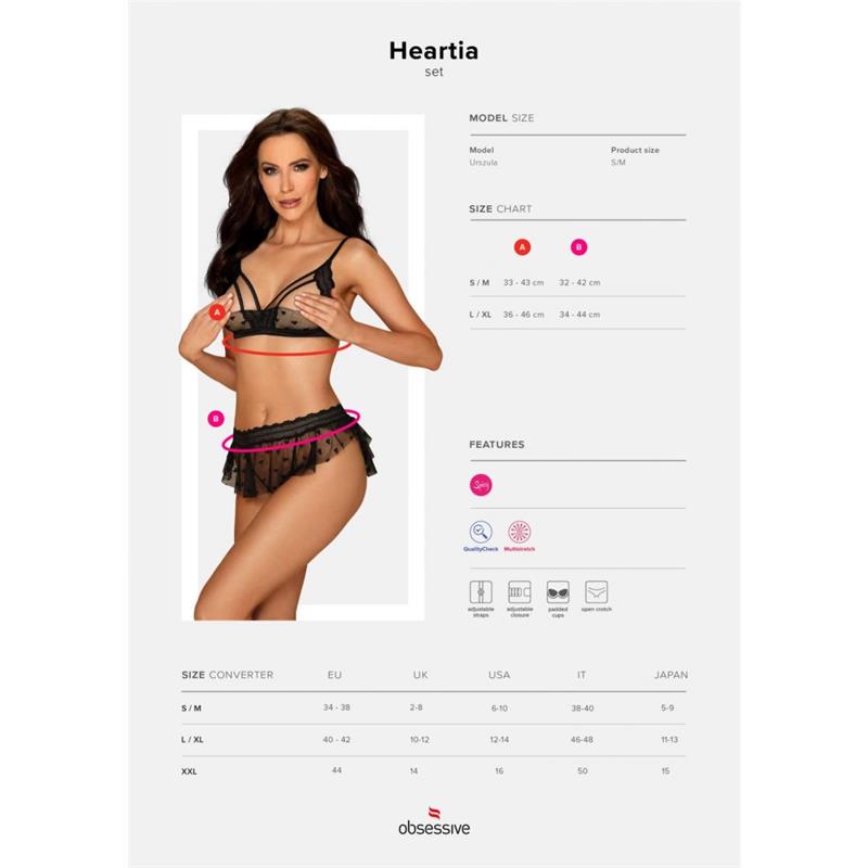 OBSESSIVE - HEARTIA 3 PIECES SET