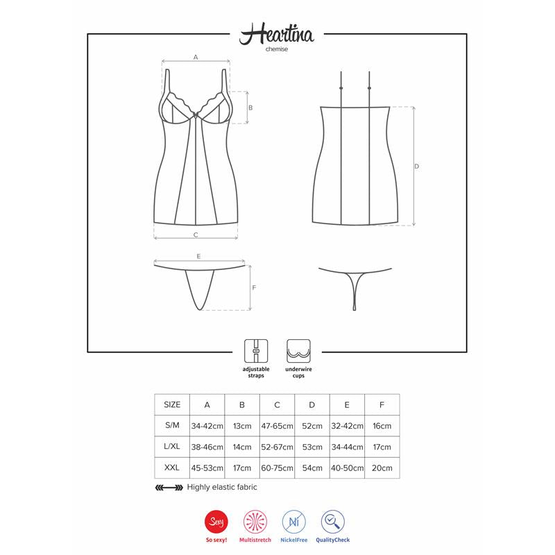 OBSESSIVE - HEARTINA CHEMISE