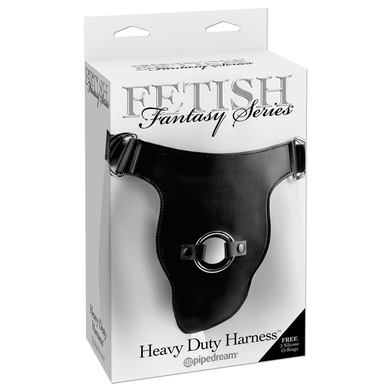 FETISH FANTASY HARNESS - HEAVY DUTY HARNESS-BLACK