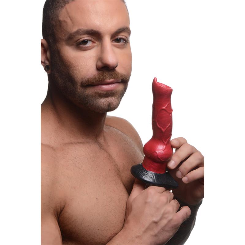 CREATURE COCKS - HELL-HOUND CANINE SILICONE DILDO 19 CM - 7.5