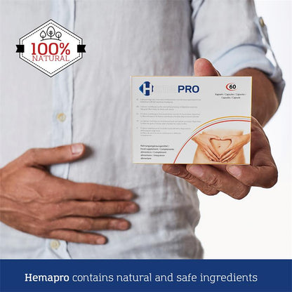 500 COSMETICS - HEMAPRO HEMORRHOIDS PILLS 60 TABLETS
