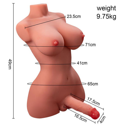 SHEQU - BUSTY LADY REALISTIC TORSO 5.4 KG