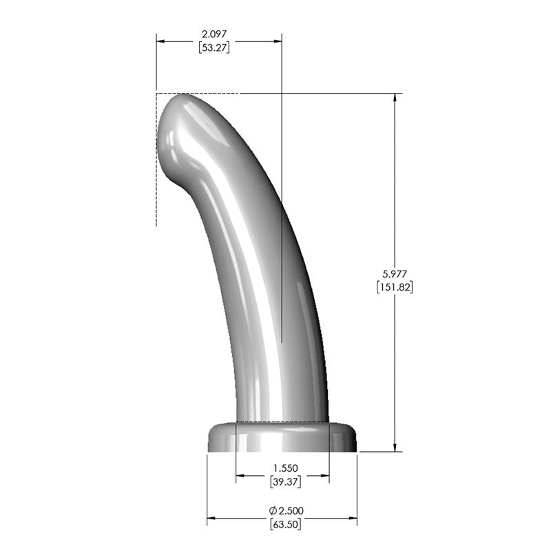 FLESHLIGHT - HERSPOT DILDO GOLDEN ROSE MEDIUM SIZE