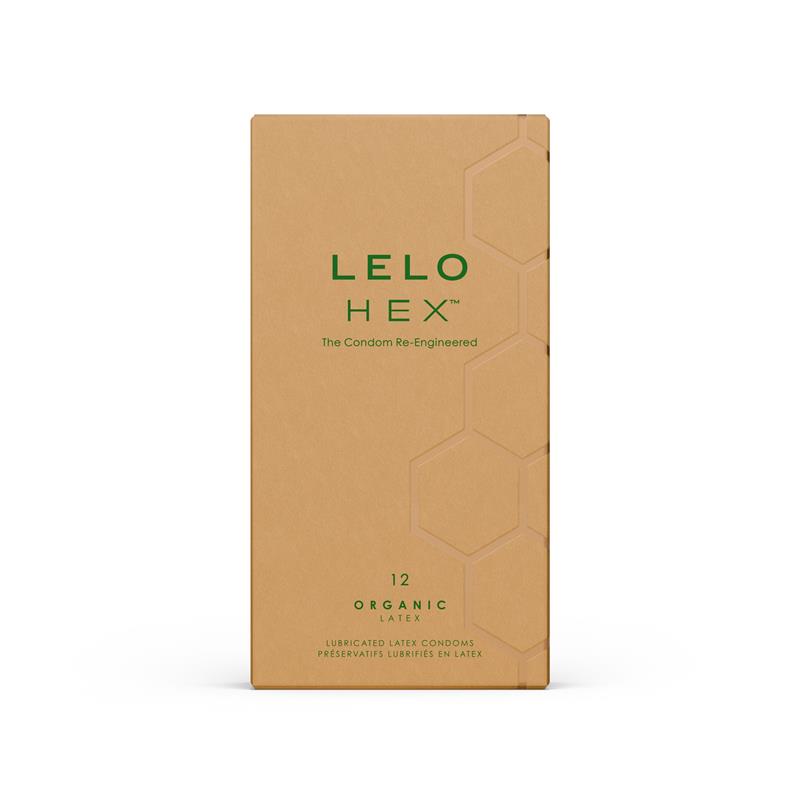 LELO - HEX CONDOMS ORGANIC 12 UNITS