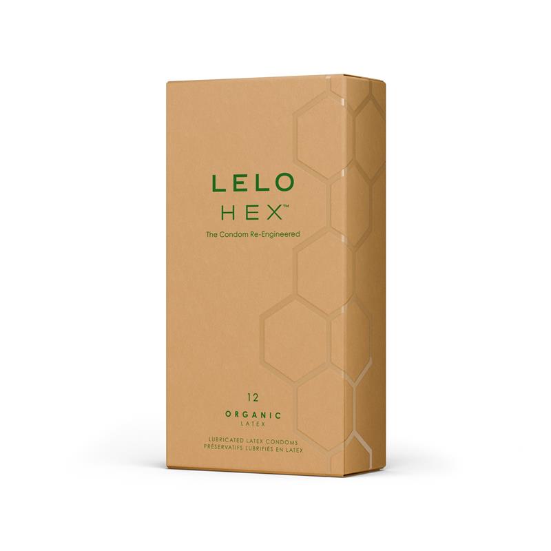 LELO - HEX CONDOMS ORGANIC 12 UNITS