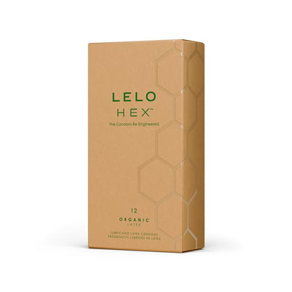 LELO - HEX CONDOMS ORGANIC 12 UNITS