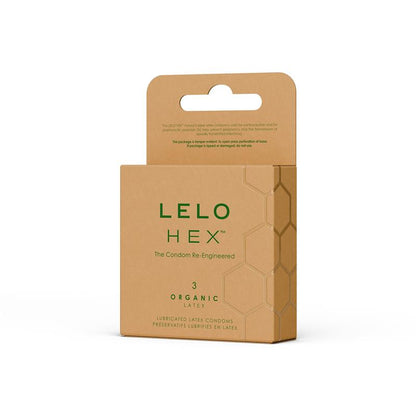 LELO - HEX CONDOMS ORGANIC 3 UNITS